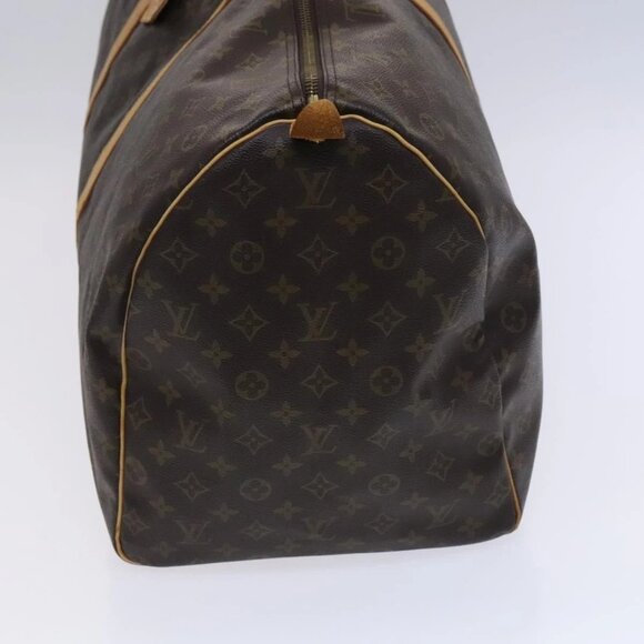 LOUIS VUITTON Monogram Keepall 60 Boston Bag M41422 LV Auth BD700 - Picture 3 of 16
